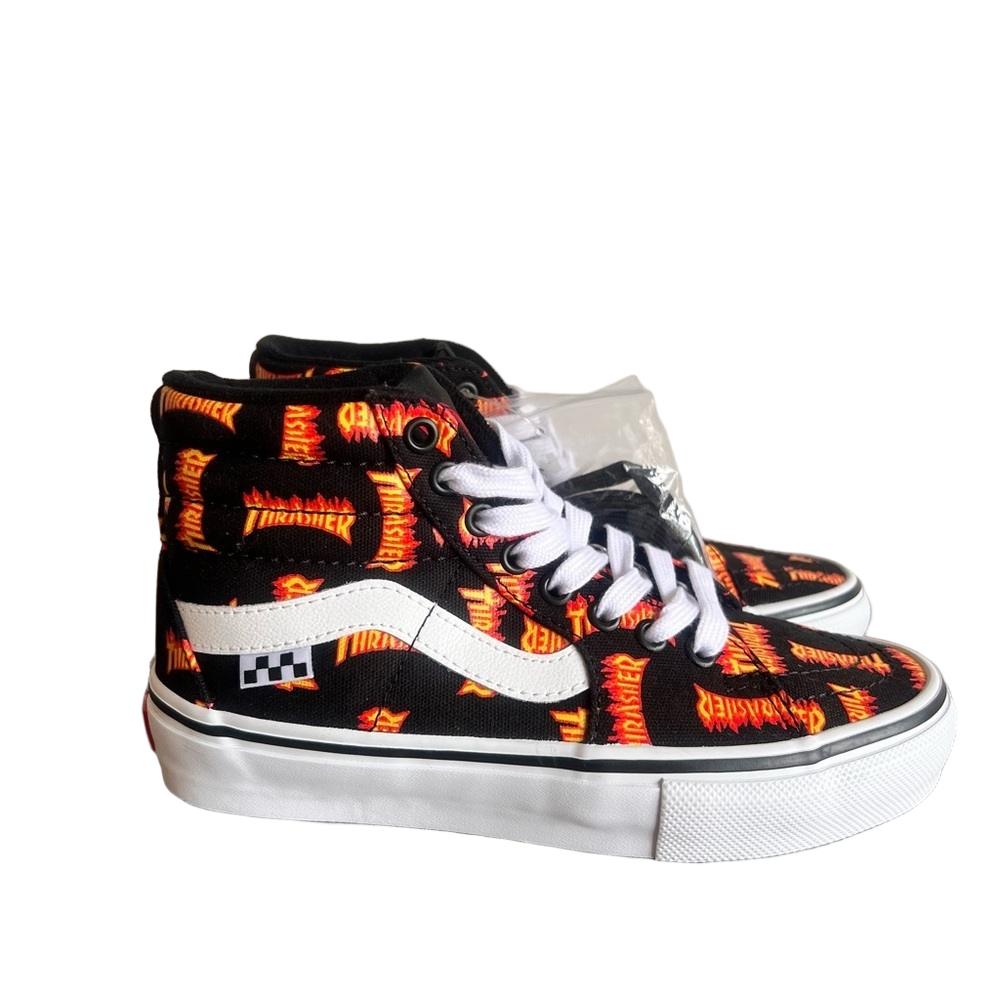 VANS NEW Unisex Thraser x Skate Sk8-Hi Allover Shoe Size 4 or 6 #681